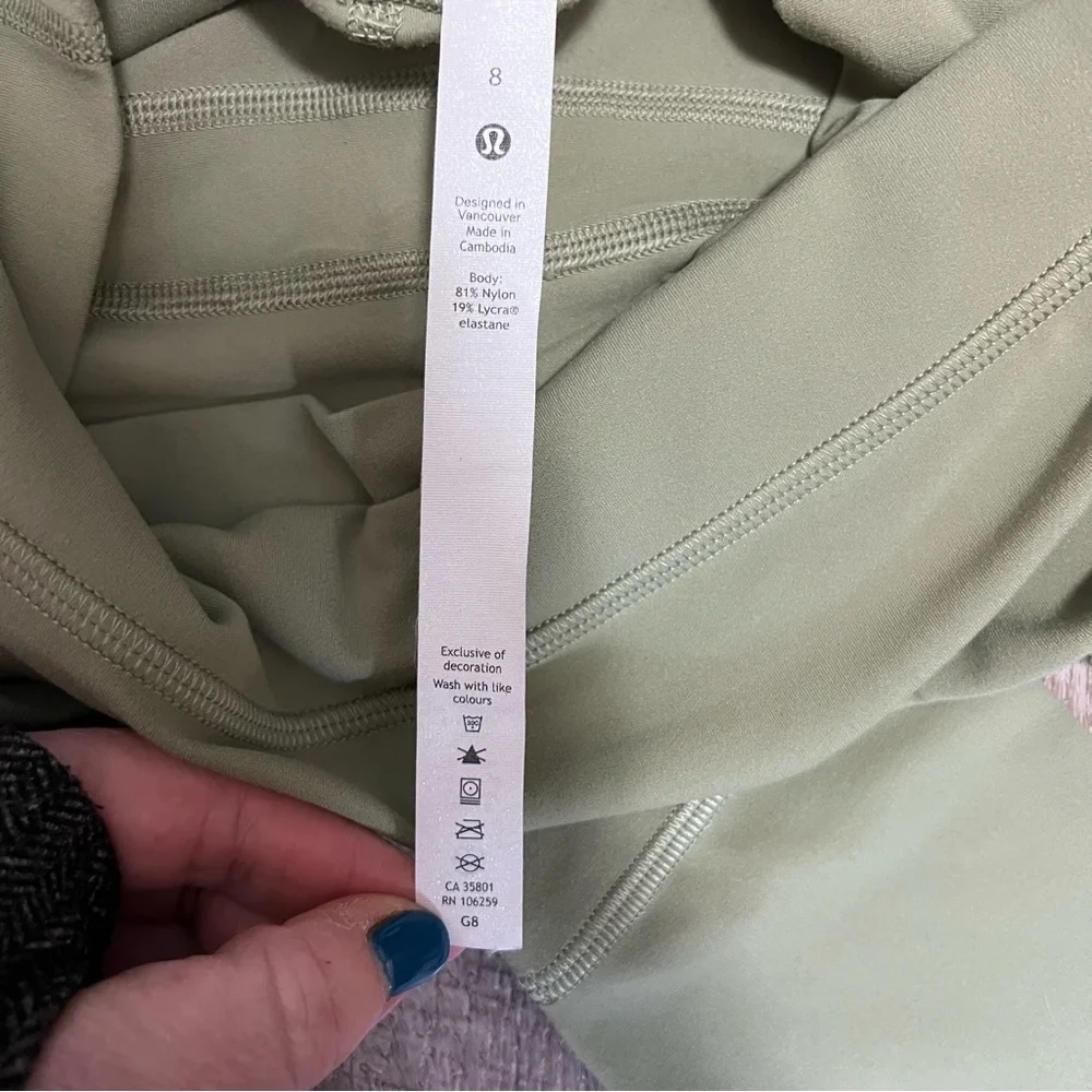 Lululemon Align High Rise Pant 28” Rosemary Green Size 8 Nulu Yoga - Picture 11 of 16